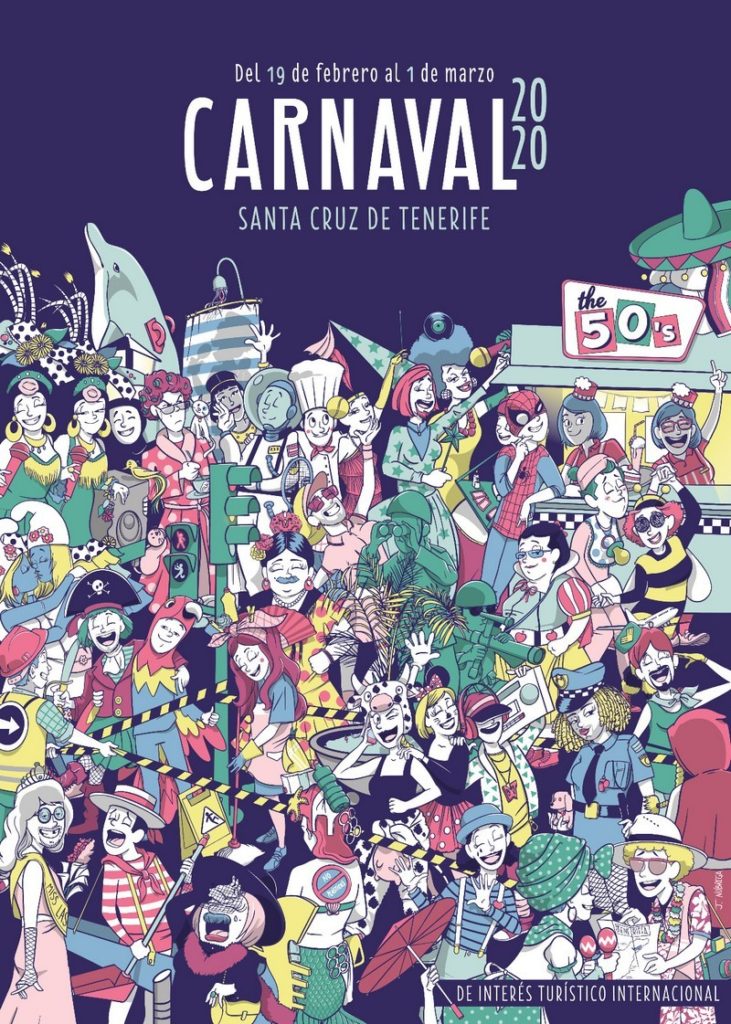 Locandina Carnevale Tenerife 2020